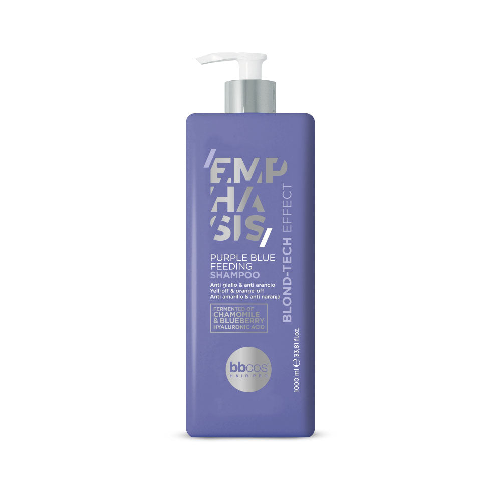 EMPHASIS BLOND-TECH EFFECT PURPLE BLUE FEEDING SHAMPOO 1000 ML