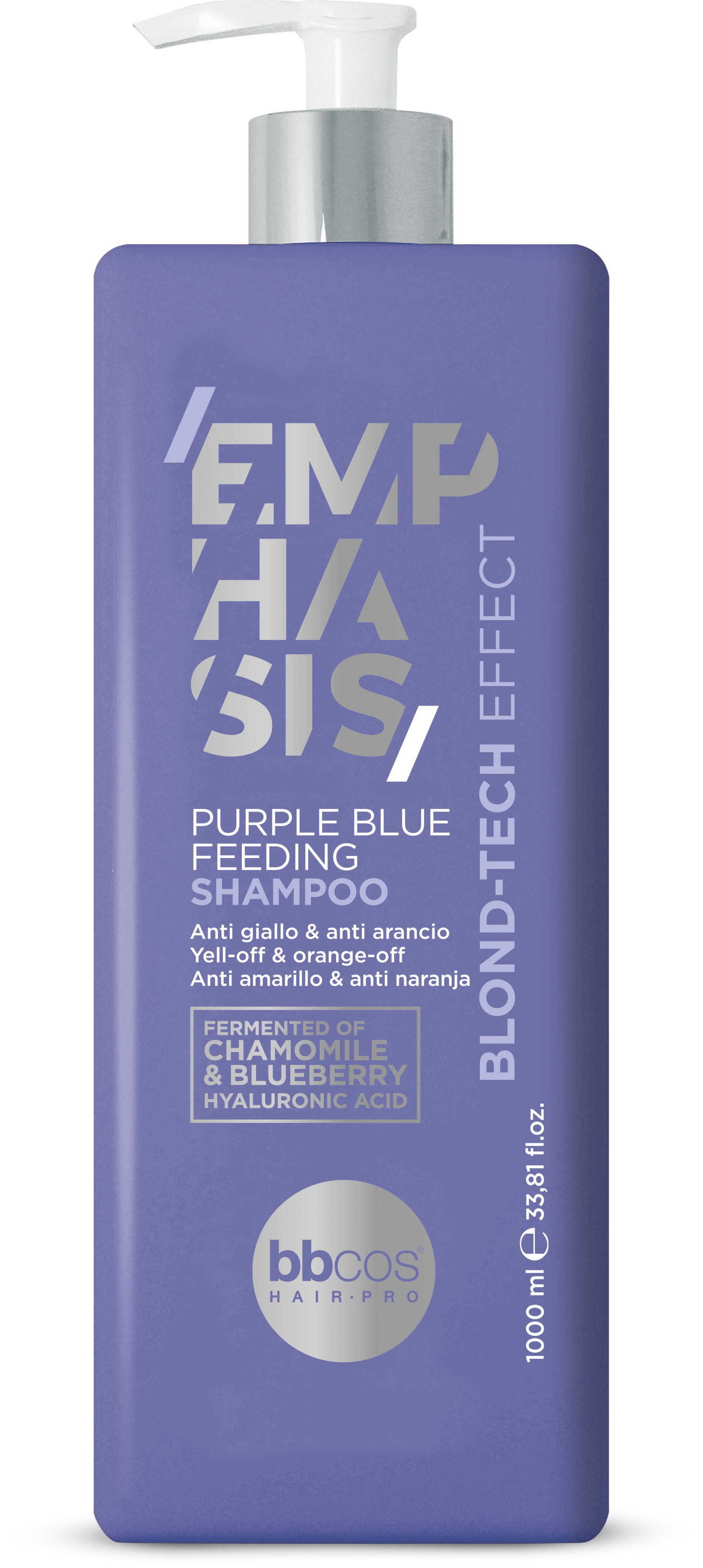 EMPHASIS BLOND-TECH EFFECT PURPLE BLUE FEEDING SHAMPOO 1000 ML