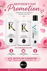 Kristal Hydro Professional Hair Care Set – Salon-Size Hydration & Shine Gift